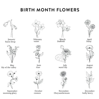 Birth Month Flower Press - Arlo & Co