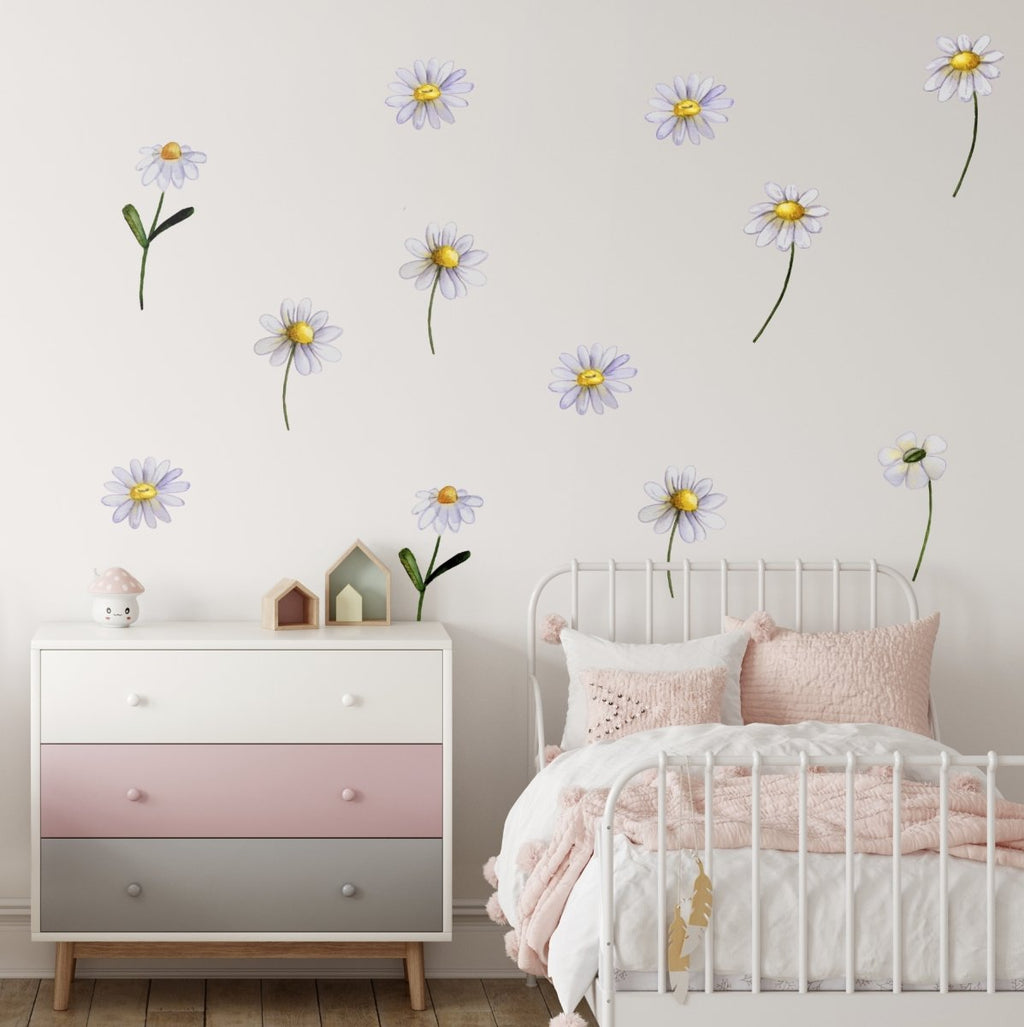 Daisy Wall Decal Set for Kids Bedroom Removable Arlo & Co — free download