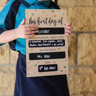 First Day Milestone Boards - Arlo & Co