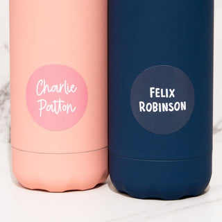 Large Round Name Labels - FULL COLOUR - Arlo & Co