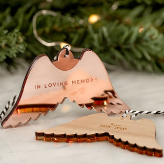 Luxe Angel Wing Ornament - Arlo & Co