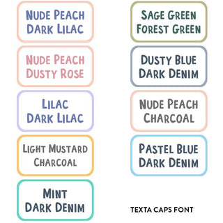 Medium Name Labels - CLASSIC - Arlo & Co