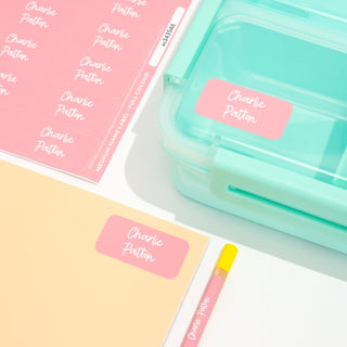 Medium Name Labels - FULL COLOUR - Arlo & Co