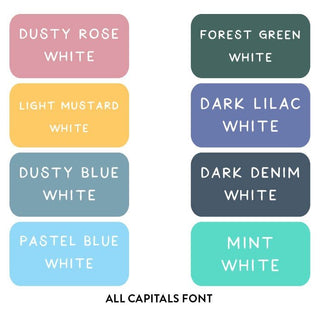 Medium Name Labels - FULL COLOUR - Arlo & Co