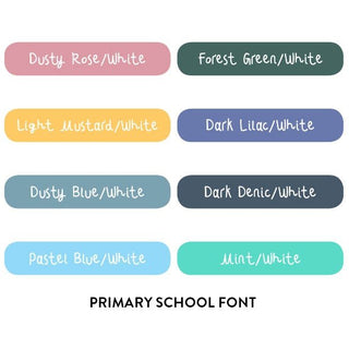 Mini Pencil Labels - FULL COLOUR - Arlo & Co