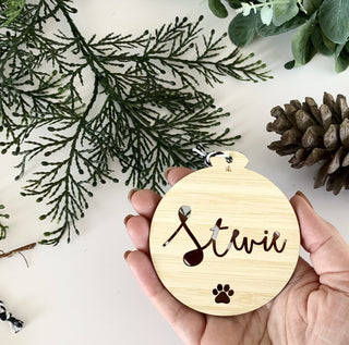 Personalised Ornament - Cursive Font - Arlo & Co
