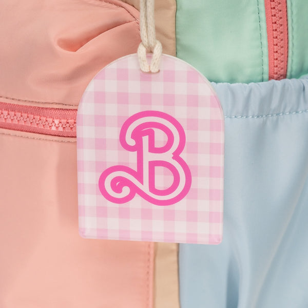 Pink Gingham Bag Tag