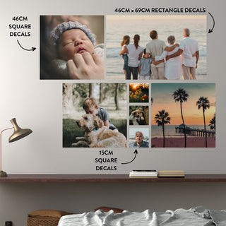 Rectangle Photo Decal Set - 46cm x 69cm - Arlo & Co