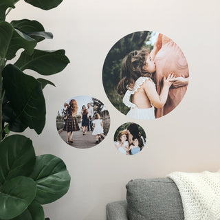 Round Photo Decal Set - Medium (X 2) - Arlo and Co