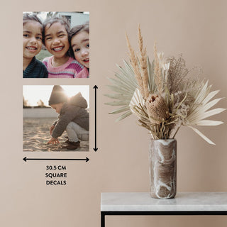 Square Photo Decal Set - 30.5cm - Arlo & Co