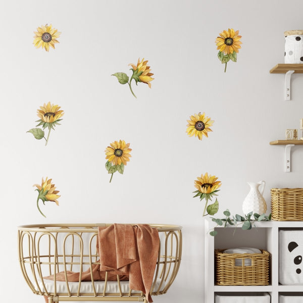 Sunflower Wall Decal Set