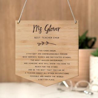 Teacher Definition Plaque - Arlo & Co