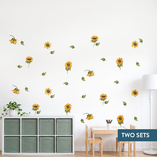 Sunflower Wall Decal Set