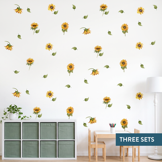 Sunflower Wall Decal Set