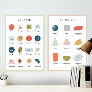 3D Objects Wall Decal - Arlo & Co