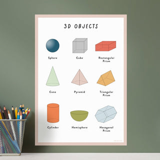 3D Objects Wall Decal - Arlo & Co