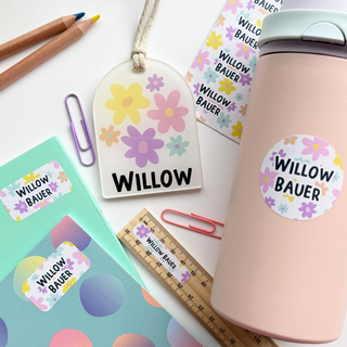 School Starter Bundle (Name Labels & Bag Tag)