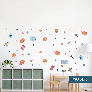 Basketball Wall Decal Set