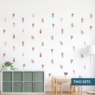 Ice-Cream Wall Decal Set