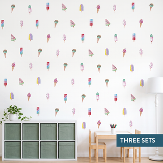 Ice-Cream Wall Decal Set