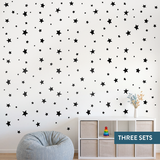 Star Decal Set - Black