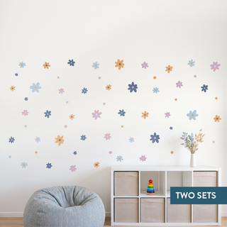 Bloom Decal Set - blue tones