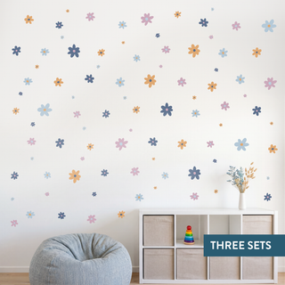 Bloom Decal Set - blue tones