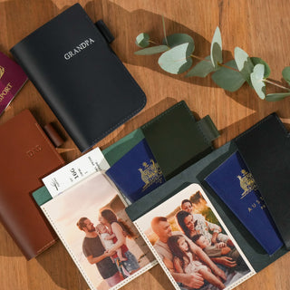 Photo Leather Passport Holder - Arlo and Co