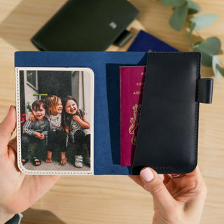 Photo Leather Passport Holder - Arlo and Co