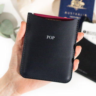 Personalised Passport Sleeve for Him - Arlo and Co