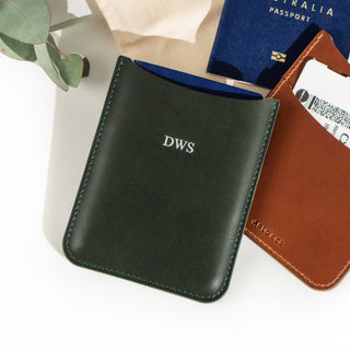 Personalised Passport Sleeve for Him - Arlo and Co