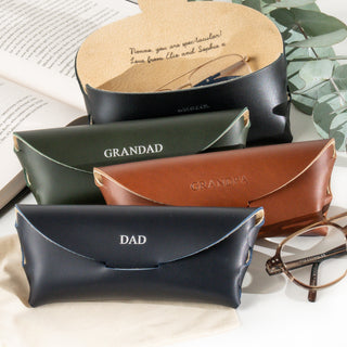 Personalised Leather Glasses Case - Arlo and Co