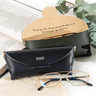 Personalised Leather Glasses Case - Arlo and Co