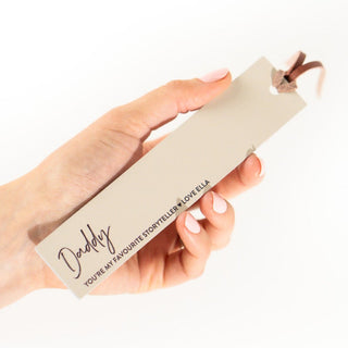 Personalised Leather Bookmark For Him - Arlo and Co