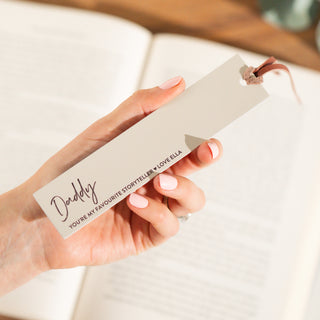 Personalised Leather Bookmark For Him - Arlo and Co