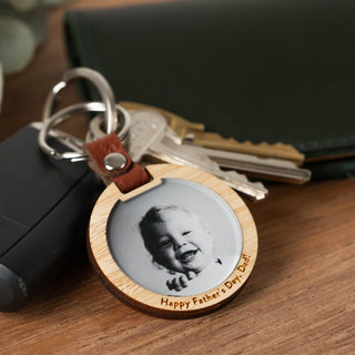 Round Luxe Photo Keytag - Arlo and Co