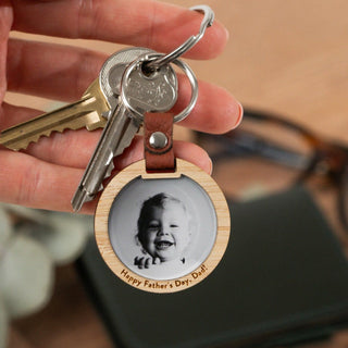 Round Luxe Photo Keytag - Arlo and Co