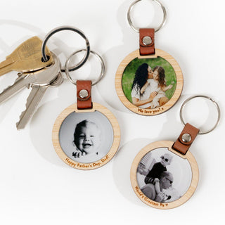 Round Luxe Photo Keytag - Arlo and Co
