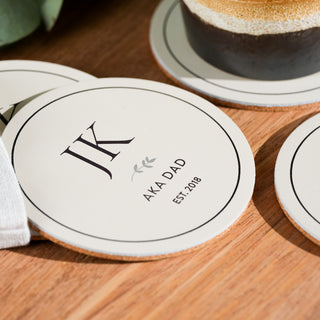 Personalised Leather Coaster Set - Arlo and Co