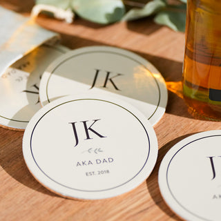 Personalised Leather Coaster Set - Arlo and Co