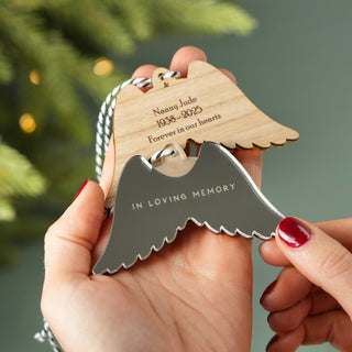 Luxe Angel Wing Ornament - Arlo and Co