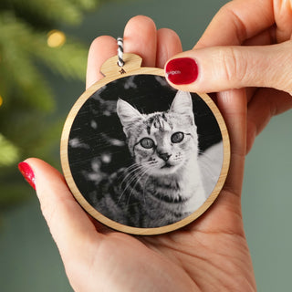Bamboo Photo Ornament - Arlo and Co