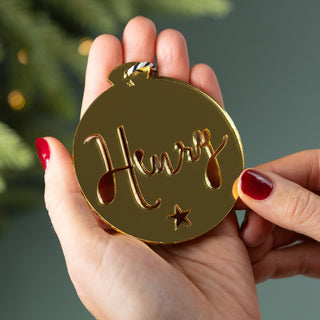 Personalised Ornament - Cursive Font - Arlo and Co