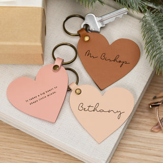 Heart Leather Keytag - Arlo and Co