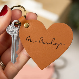 Heart Leather Keytag - Arlo and Co
