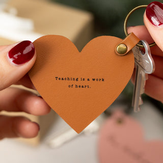 Heart Leather Keytag - Arlo and Co