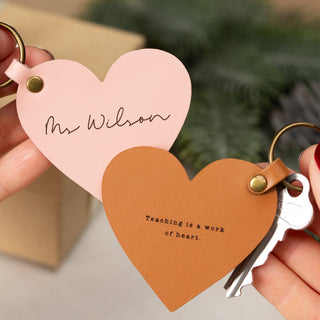 Heart Leather Keytag - Arlo and Co