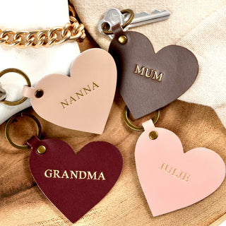 Heart Leather Keytag - Arlo and Co