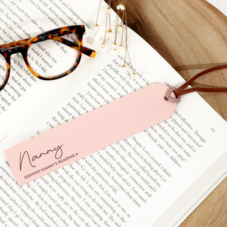 Personalised Leather Bookmark - Arlo and Co