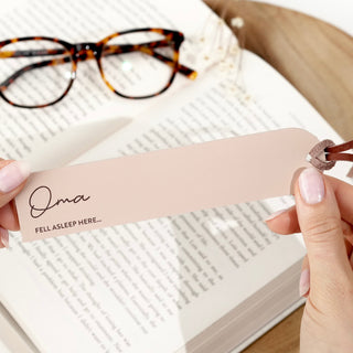 Personalised Leather Bookmark - Arlo and Co